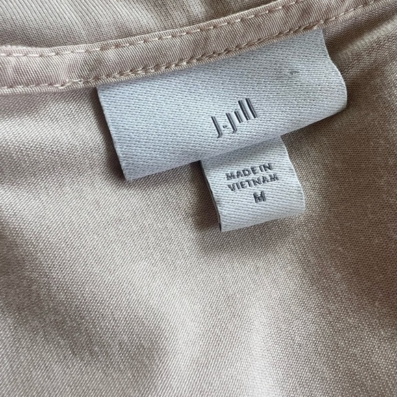 J. Jill Medium Pink Dolman Long Sleeve Shirt Soft Tencel Casual Modest Flowy - Picture 8 of 10